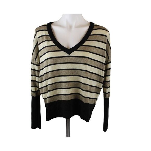 CHASOR Chaser Lurex M Striped Sweater CHA SOR - Picture 5 of 10
